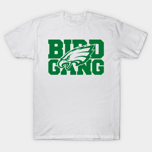 Bird Gang Philadelphia Eagles T-Shirt by graphictone